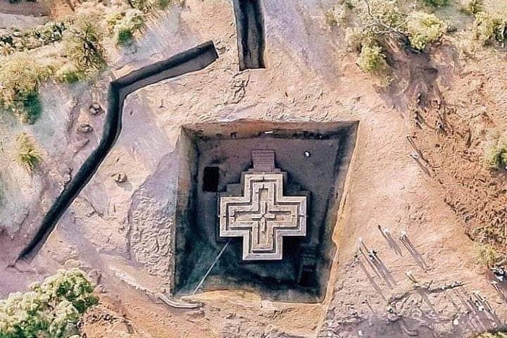Visiting churches of lalibela 