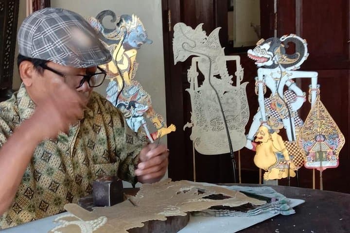 Java Puppets Painting - Admission Ticket