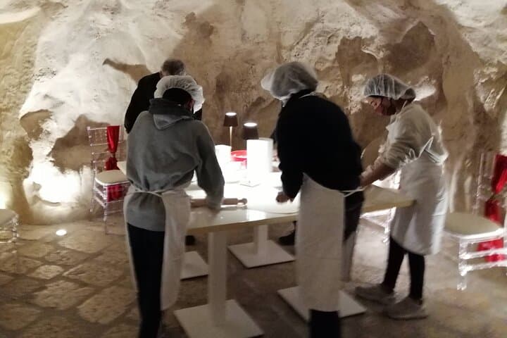 Cooking class in a cave restaurant in the Sassi of Matera
