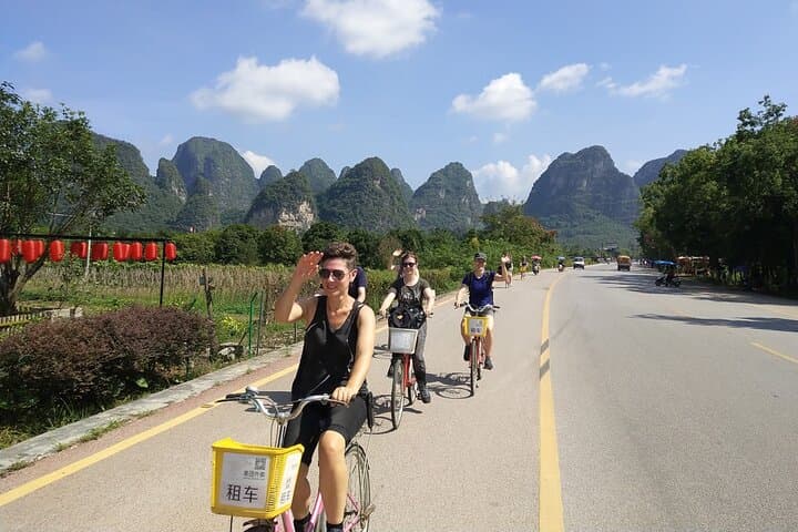 Full-day Tour: Cycling, Rafting & SanjieLiu Outdoor Water Theatre