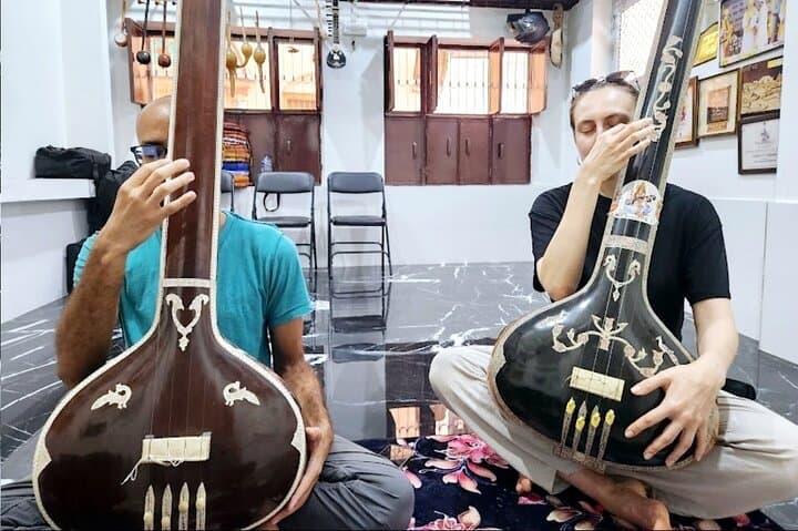 Learn to play a traditional indian instrument in Varanasi!  photo 3