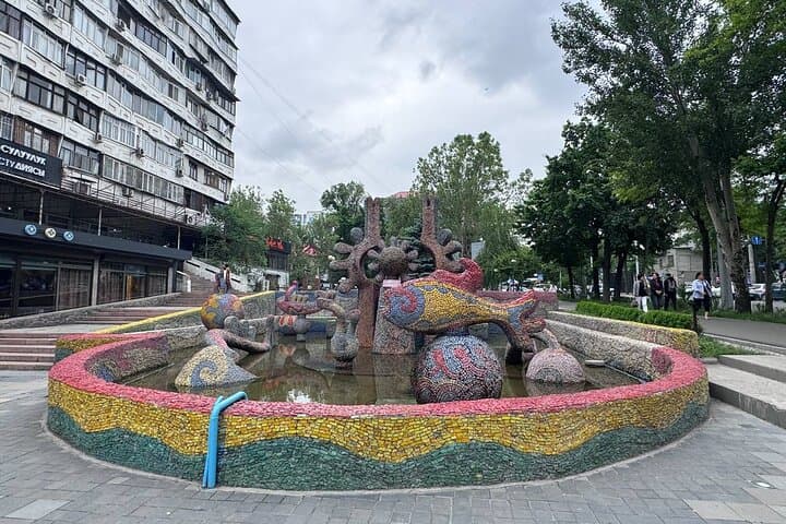 Bishkek Street Murals , Mosaics Arts and Kyrgyz Nomadic History photo 5