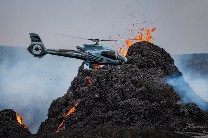 Helicopter Tour Over Iceland’s Reykjanes Volcano Eruption Site photo 5