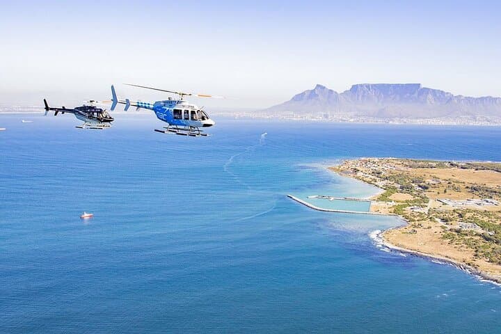 Private Helicopter Tour to Robben Island with Guided Tour photo 2