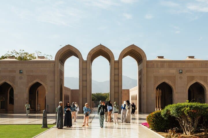 Guided Walking Tour of Sultan Qaboos Grand Mosque in Muscat