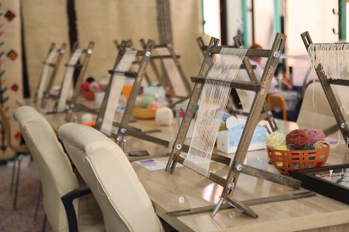 Myrugy-Small Group Rug Making Workshop in Marrakech with Licensed photo 2