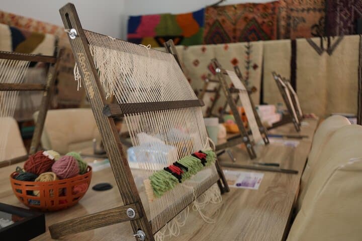 Myrugy-Small Group Rug Making Workshop in Marrakech with Licensed photo 4