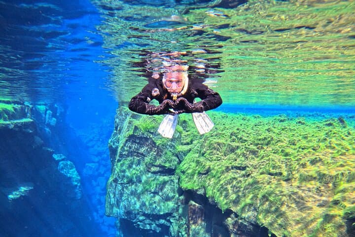 From Reykjavik- Silfra Snorkeling transfer included
