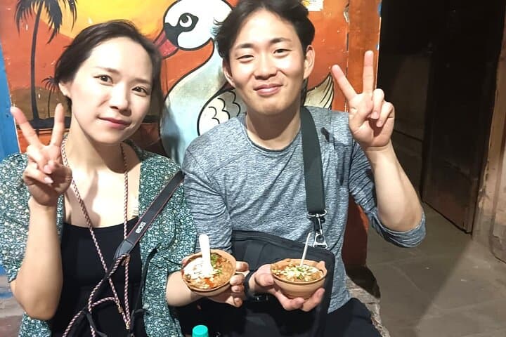 Dashashwamedh Ganga Arati from balcony with Street Food Tour photo 2