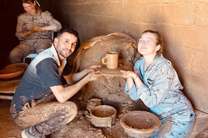 Marrakech: Spend Natural day Pottery, walk and pool