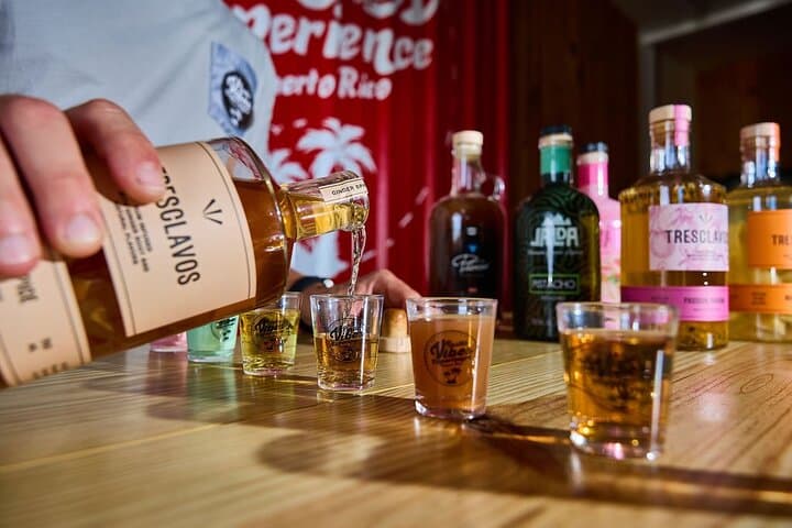 Old San Juan PR Fruit infused Moonshine & Cream liqueur Tasting