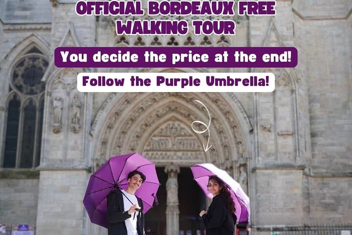 Bordeaux Free Walking Tour with a Glass of Wine