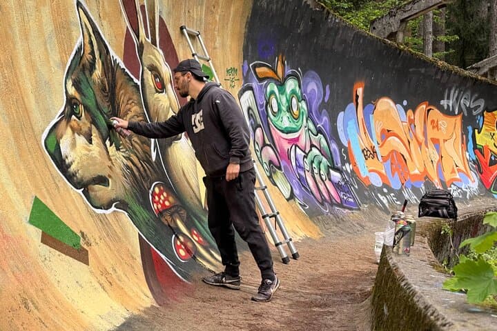 Spray Sarajevo: Graffiti Workshop at the Olympic Bobsleigh Track