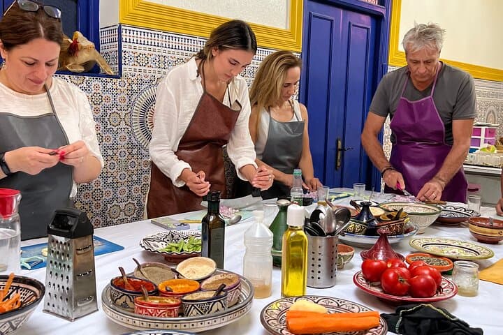 Moroccan Cooking Class in Marrakech & Food Market by Chef Khmisa photo 3