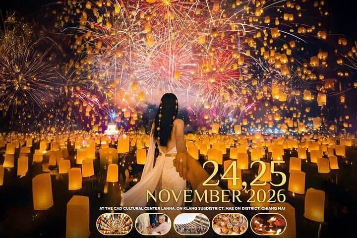 Chiang Mai CAD 2026 Khomloy Yi Peng Sky Lantern Festival Official photo 2