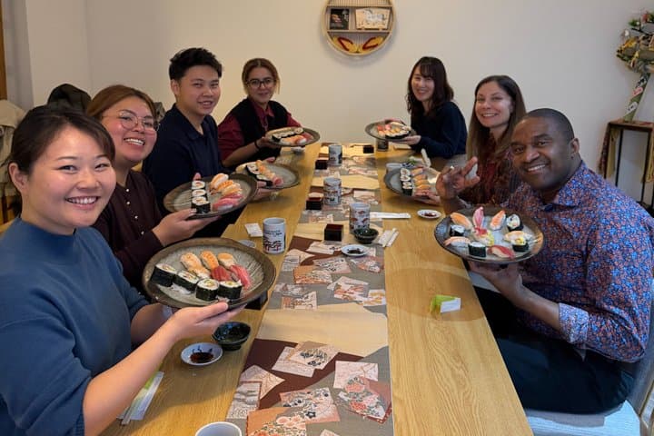 Tokyo Sushi Making Class : Sake Ceremony & Matcha Experience photo 5